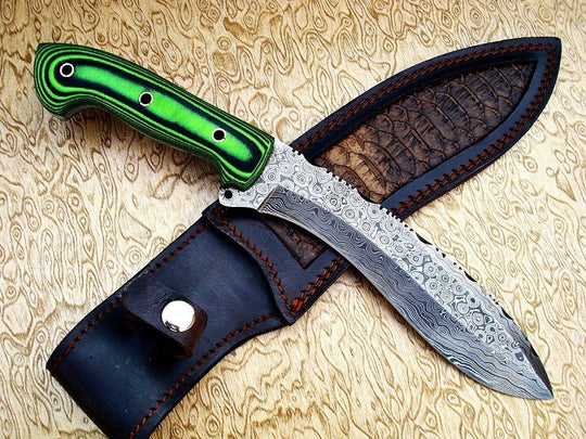 9.5 Real Damascus Steel Stonepath Skinning Knife