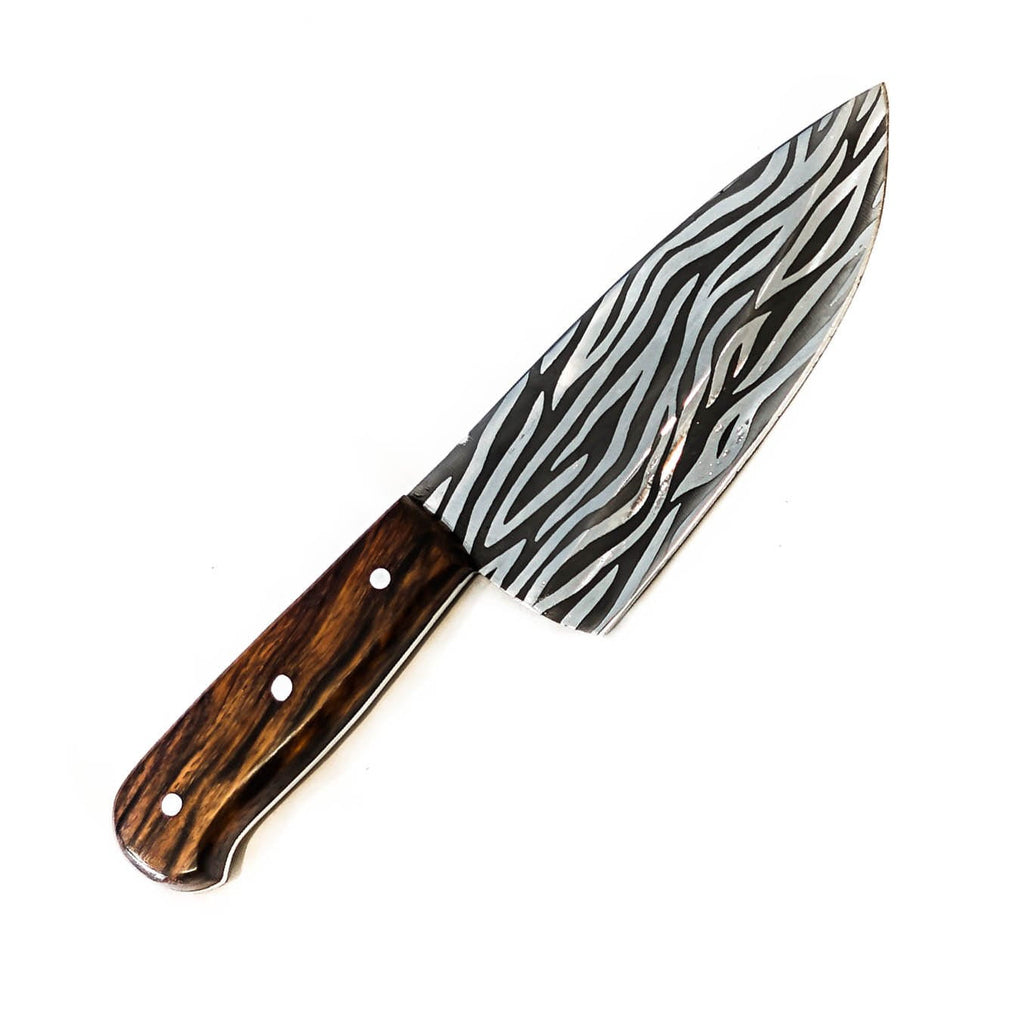 fire-chefs-knife-high-carbon-damascus-steel-fire-pattern
