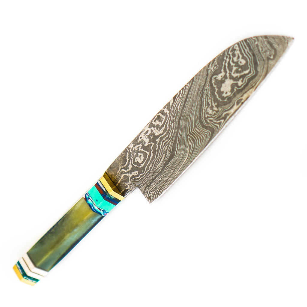 chefs-knife-micarta-handle-high-carbon-damascus-steel