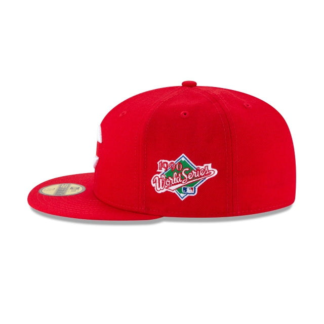 NEW ERA CINCINNATI REDS WOOL WORLD SERIES SIDE PATCH 59FIFTY FITTED ...