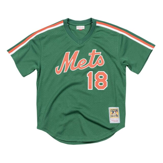 Darryl Strawberry Green NY Mets Jersey 