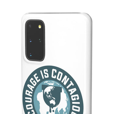 Courage is Contagious - WikiLeaks - Phone Case - WikiLeaks Shop