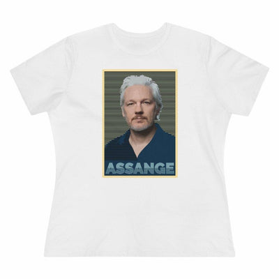 ASSANGE- Women's Premium Tee - WikiLeaks Shop