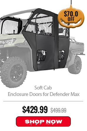 Soft Cab Enclosure Doors for Defender Max
