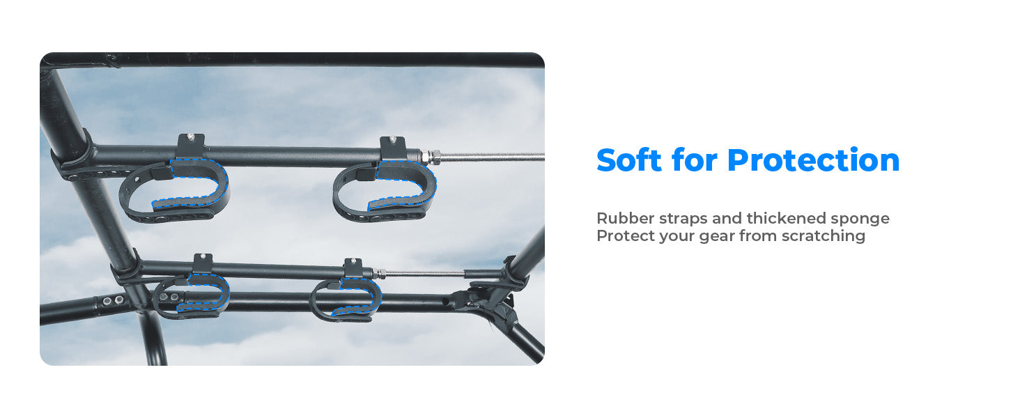 Kemimoto UTV Overhead Gun Holder