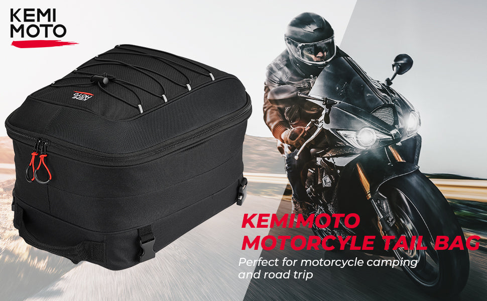 Experience Versatility with VIATERRA ELEMENT: Universal Motorcycle Tailbag.  – ViaTerra Gear