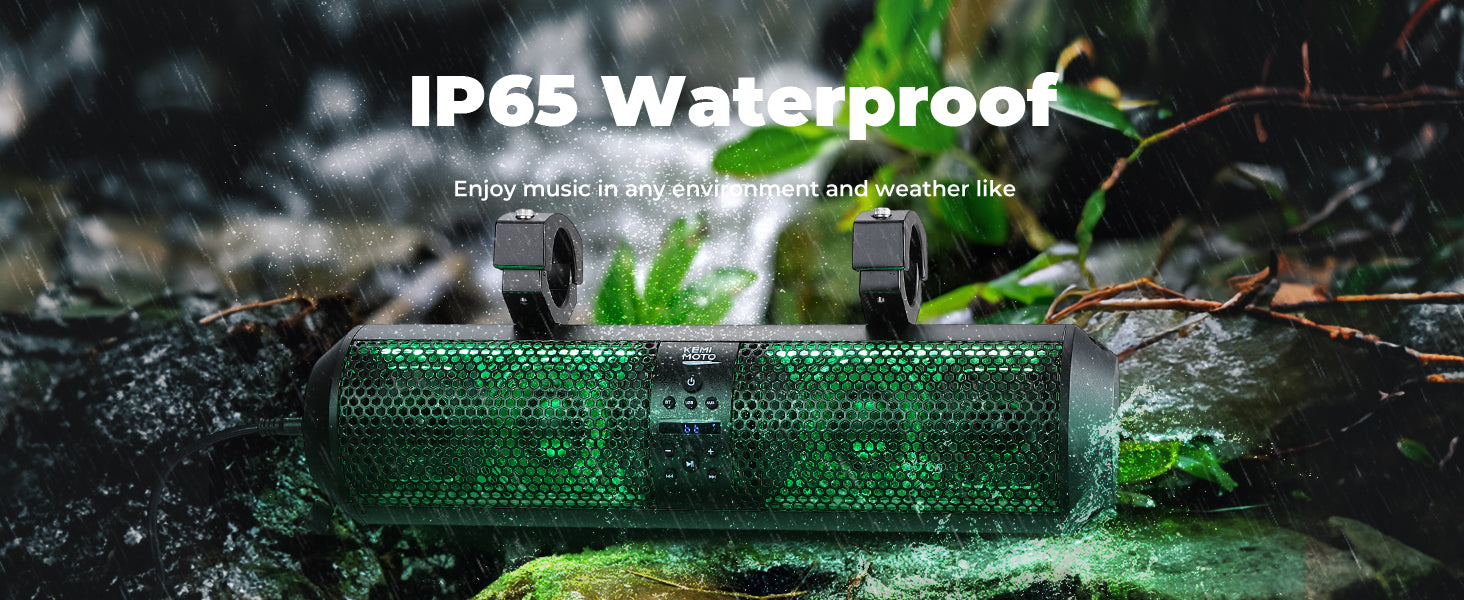 Kemimoto UTV soundbar- IP65 Waterproof