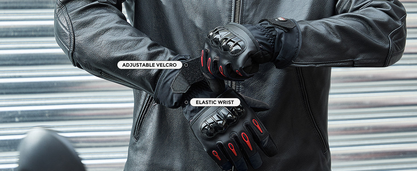 Tomshoo Waterproof Cold Weather Motorcycle Gloves Keep Hands Dry and Warm  in Winter! 