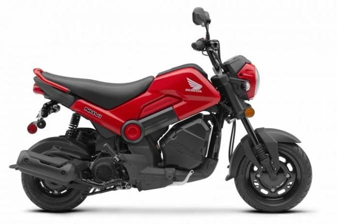 A Red Honda Navi