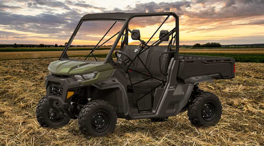 A UTV parked on the farm