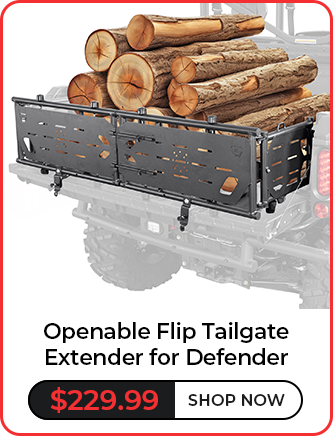Openable Flip Tailgate Extender for Defender