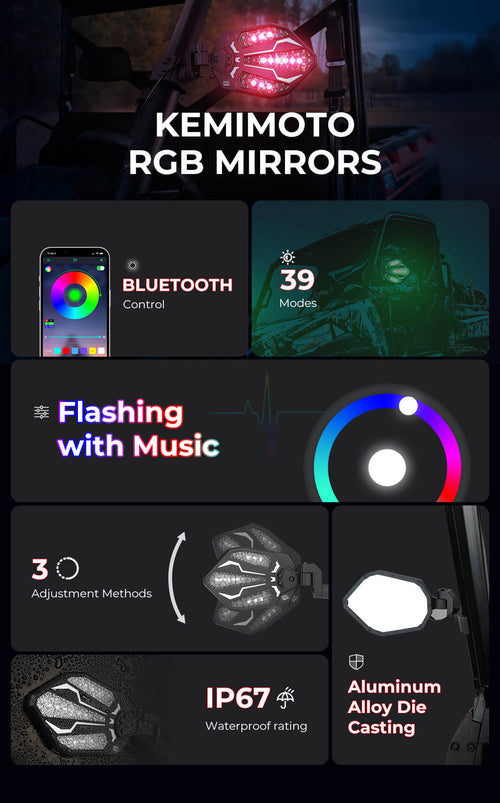 Kemimoto RGB Mirrors