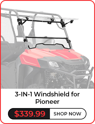 3-IN-1 Windshield for Pioneer