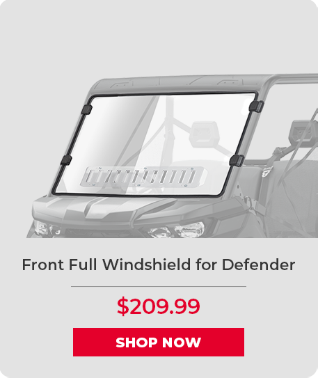 Front Full Windshield for Defender
