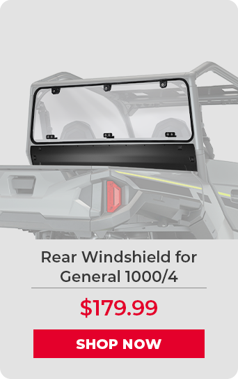 Rear Windshield for General 1000/4