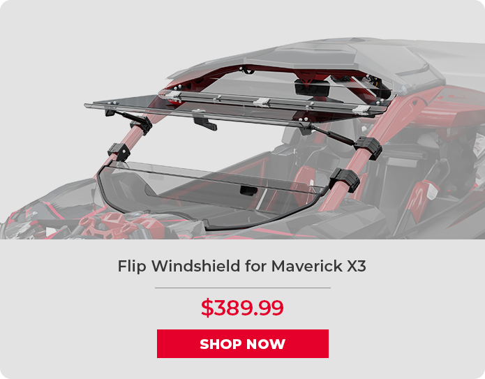 Flip Windshield for Maverick X3