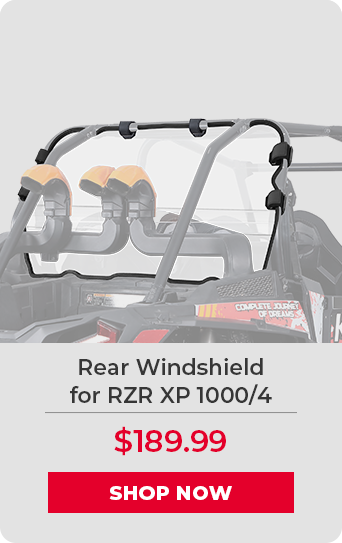 Rear Windshield for RZR XP 1000/4