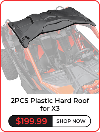 2PCS Plastic Hard Roof for X3