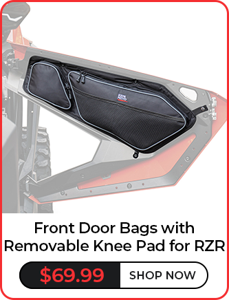 Front Door Bags with Removable Knee Pad for RZR