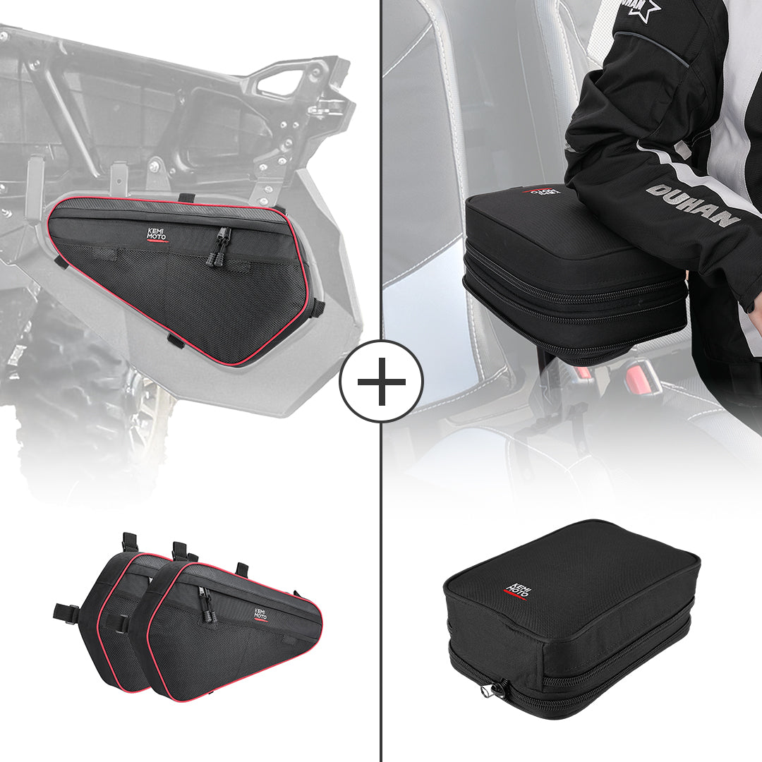 Kemimoto Upgrade Ceiling Cargo Net Pockets RZR - Fueled UTV