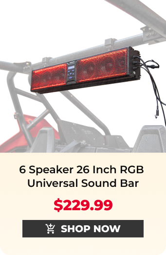 6 Speaker 26 Inch RGB Universal Sound Bar