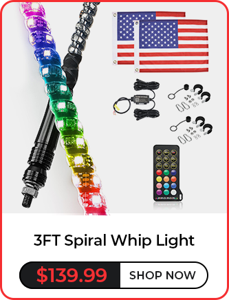 3FT Spiral Whip Light