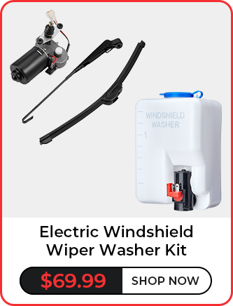 Electric Windshield Wiper Washer Kit