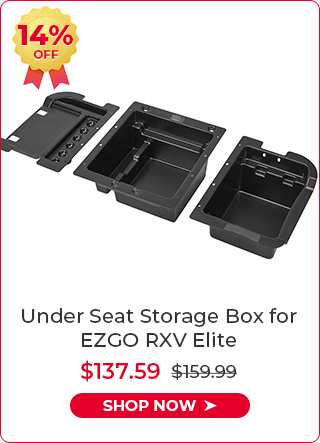 Under Seat Storage Box for EZGO RXV Elite