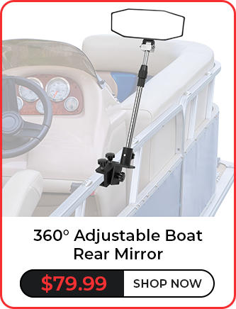 360° Adjustable Boat Rear Mirror