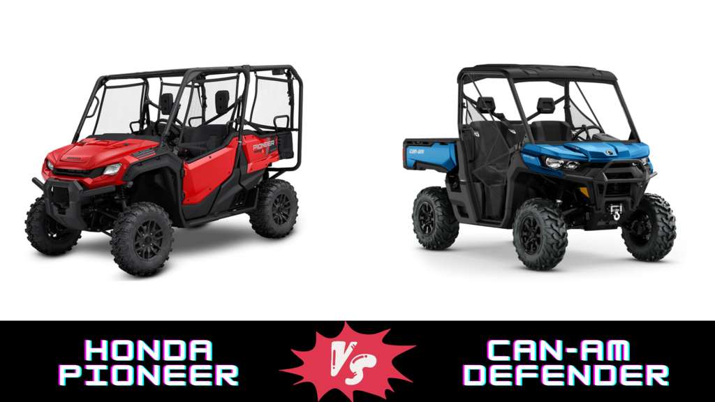Can-Am Defender Vs. Honda Pioneer Which is better(1)