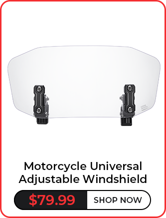 Motorcycle Universal Adjustable Windshield