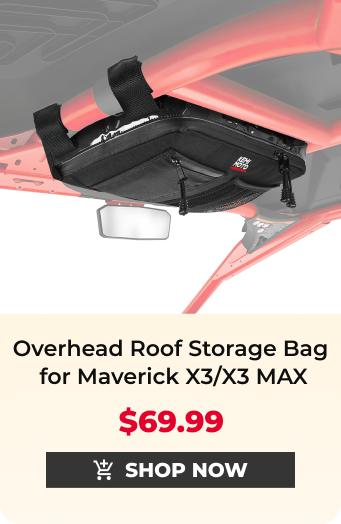 Overhead Roof Storage Bag for Can Am Maverick X3/X3 MAX