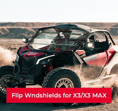 Flip Wndshields for X3/X3 MAX