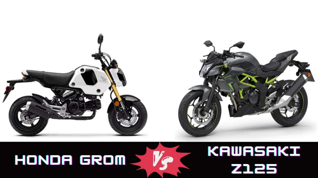 Honda Grom vs. Kawasaki Z125 (1）