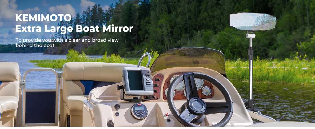 KEMIMOTO’s rearview mirror for the boat