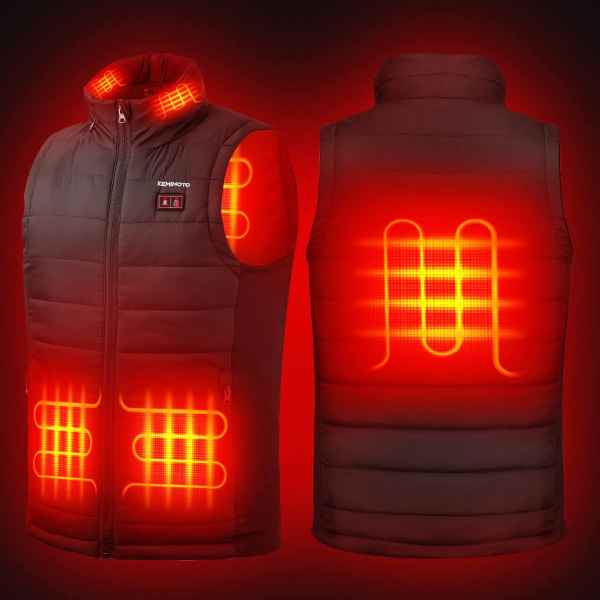 Kemimoto’s Heated Vest With Heated Hood Black Friday 2023
