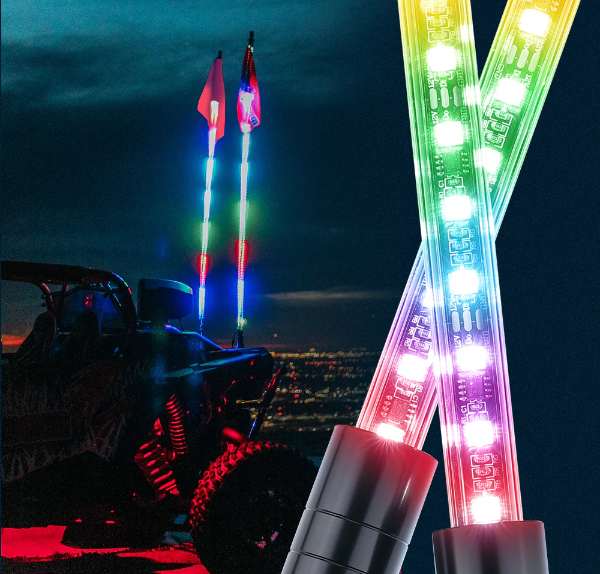 Kemimoto’s LED Whip Lights for Can-Am Commander