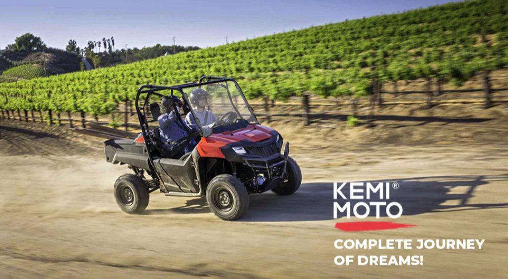 Kemimoto’s Polycarbonate PC Front UTV Windshield For Pioneer 700700-4 (2014-2023)