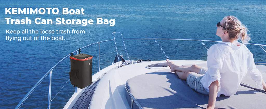 Kemimoto’s boat trash can storage bag