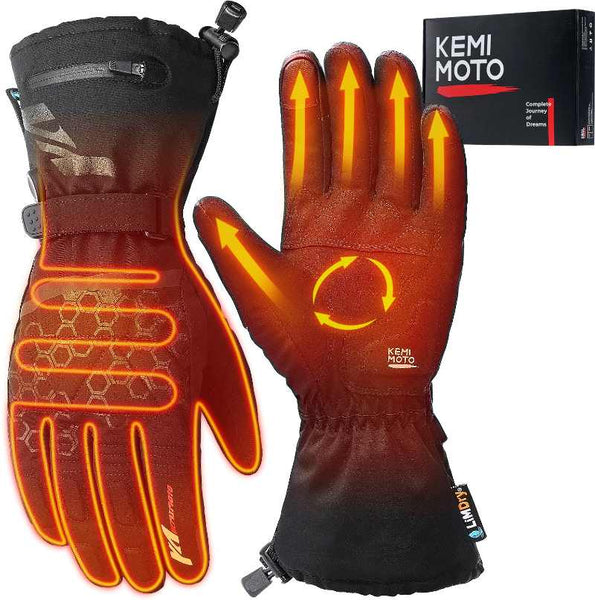 Kemimoto’s heated motorcycle gloves for 40-degree weather