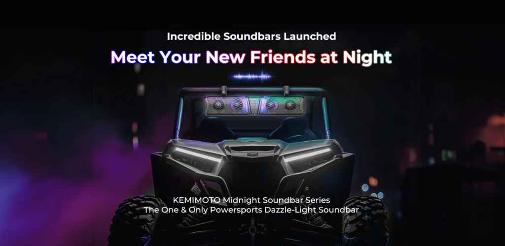 Kemimoto’s one-of-a-kind Midnight UTV sound bars-1