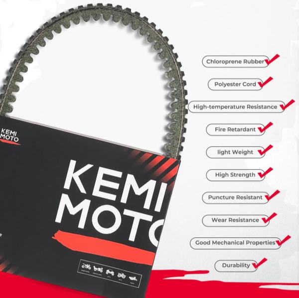 Kemimoto’s upgrade drive belt for Polaris Sportsman models