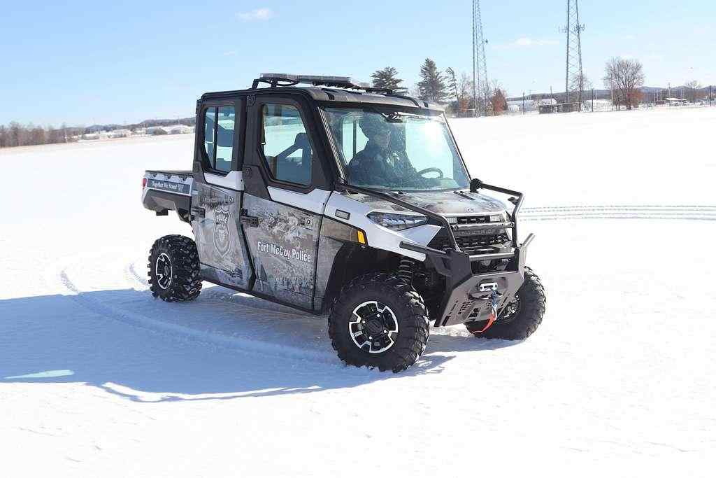 Polaris Ranger in the Snow