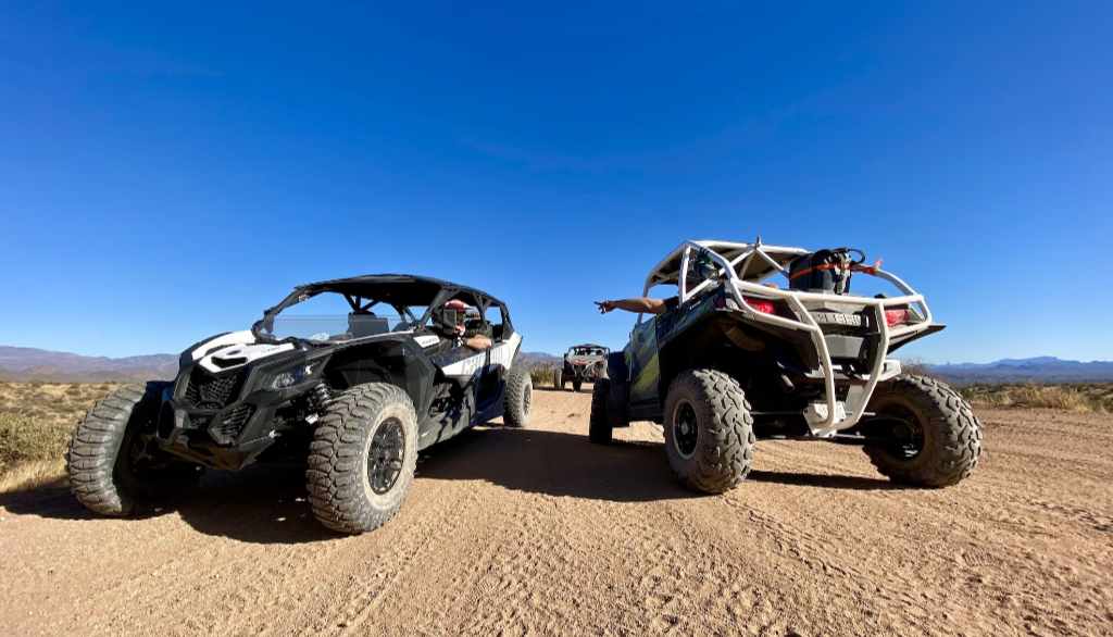 Polaris UTV on the dune