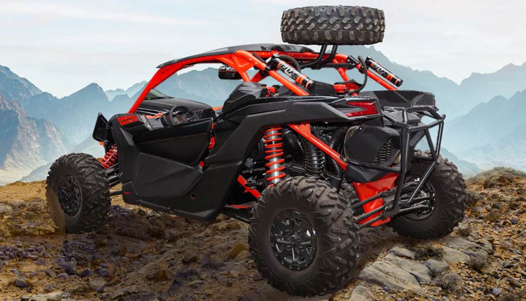 a red Maverick X3