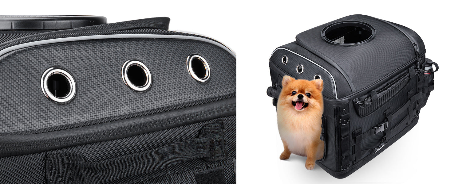 Motorcycle Dog/Cat Carrier Bag Pet Voyager for Harley – Kemimoto