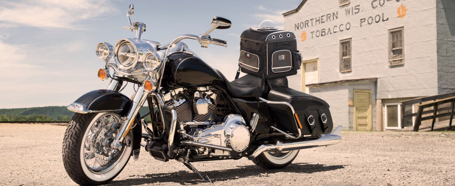 Motorcycle Dog/Cat Carrier Bag Pet Voyager for Harley – Kemimoto
