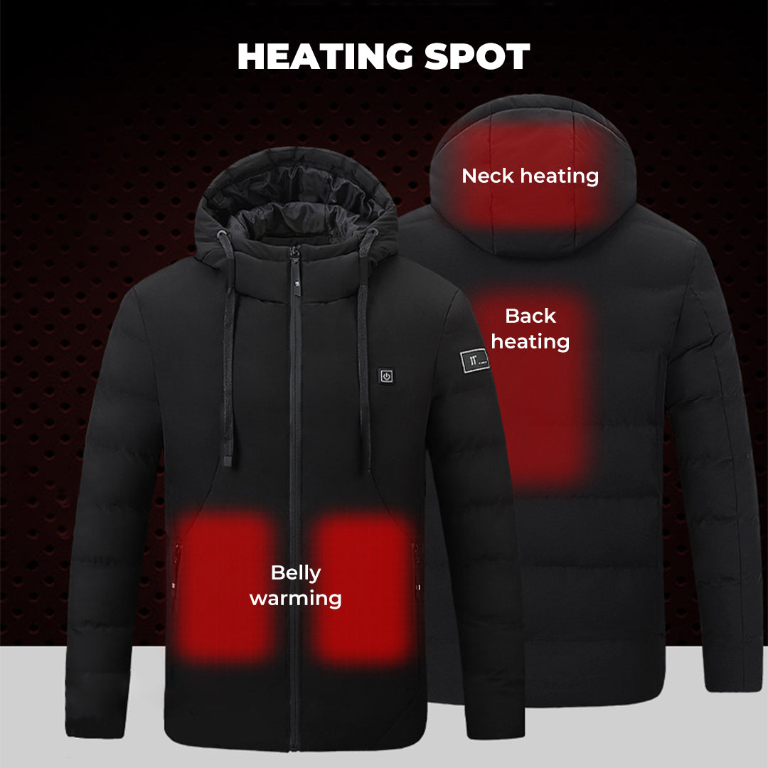Heated Jacket Winter Outdoor Soft Shell Electric Heating Coat without –  Kemimoto