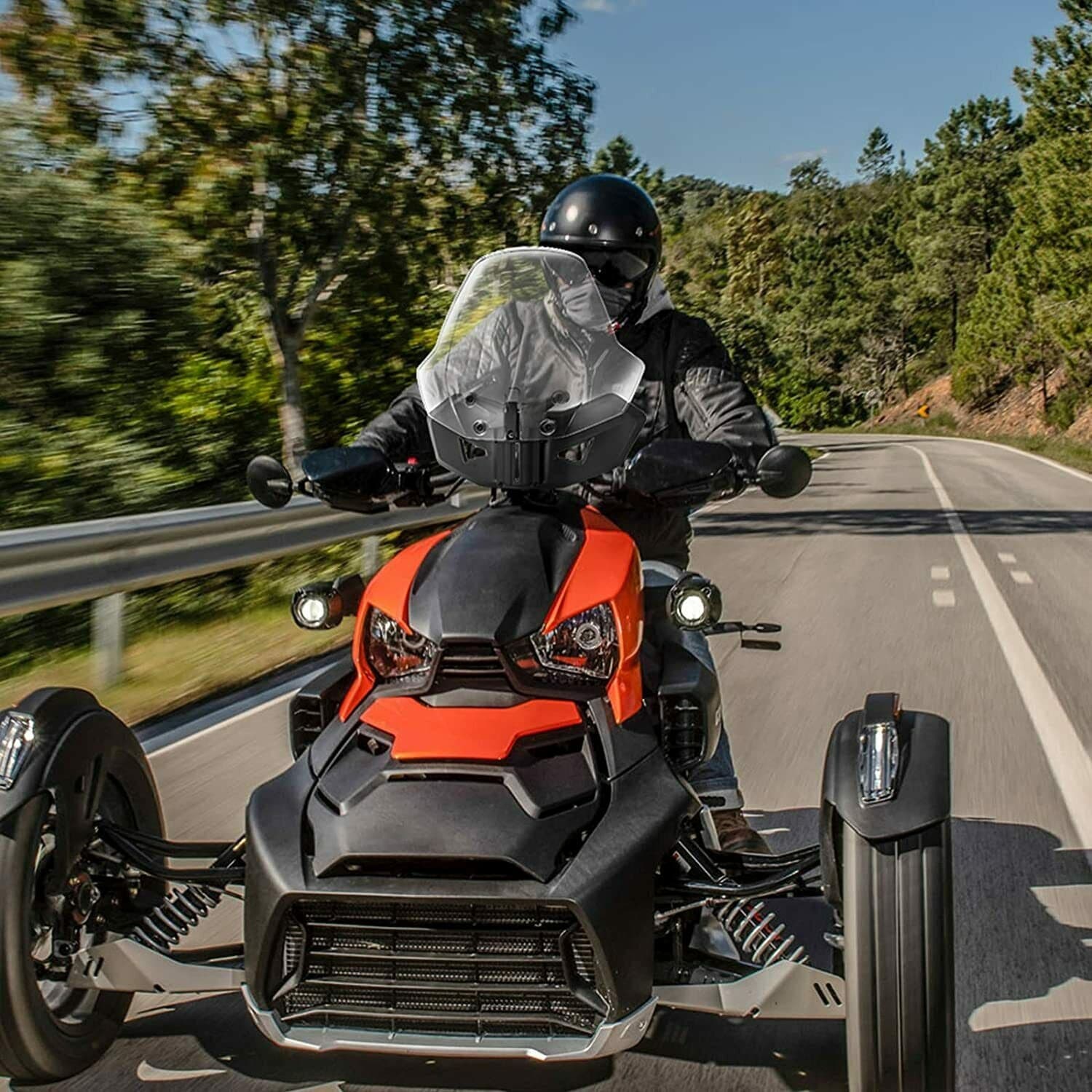 2002年春 Windshield 新しいOEMはRyker調節可能なフロントガラスすべてのRykerモデル219401023 NEW OEM  CAN-AM RYKER ADJUSTABLE WINDSHIELD ALL RYKER MODELS