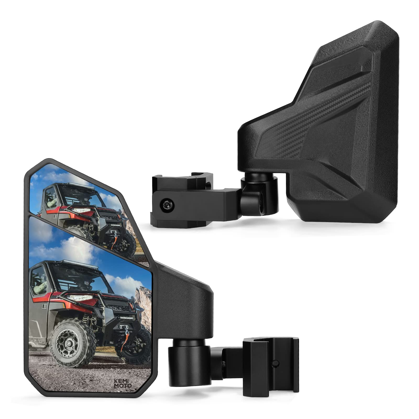 Side View Convex Mirrors Fit Ranger, General,  Defender, Maverick Trail/Sport